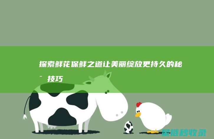 探索鲜花保鲜之道：让美丽绽放更持久的秘密技巧 (探索鲜花保鲜方法)